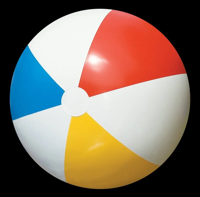 Beach ball in memory of Paxton